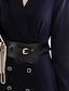 cheap Women&#039;s Belt-Women&#039;s Belt Faux Leather White Black Camel Khaki Orange Wide Belt Outdoor Street Dailywear Holiday Pure Color / Spring / Summer / Fall / Winter