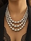 abordables Collares y colgantes-Mujer Collares Elegante Calle Corazón Collares