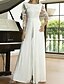 cheap Women&#039;s Jumpsuits-Women&#039;s Jumpsuit Lace High Waist Solid Color Round Neck Elegant Party Going out Regular Fit 3/4 Length Sleeve White S M L Winter