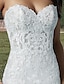 cheap Wedding Dresses-Engagement Formal Wedding Dresses Two Piece Sweetheart Strapless Court Train Lace Bridal Gowns With Sequin Appliques 2024