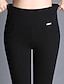cheap Leggings-Women&#039;s Fleece Pants Tights Leggings Solid Color Tummy Control Butt Lift Full Length Daily Fashion Skinny Black High Waist Stretchy