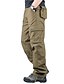 cheap Cargo Pants-Men&#039;s Cargo Pants Trousers Work Pants Multi Pocket Solid Color Comfort Breathable Casual Daily Streetwear Sports Fashion ArmyGreen Grass Green Micro-elastic