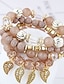 cheap Bracelets &amp; Bangles-Women&#039;s Bracelets Ethnic Style Outdoor Leaf Bracelets &amp; Bangles