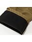 cheap Cargo Pants-Men&#039;s Cargo Pants Fleece Pants Trousers Tactical Patchwork Multi Pocket Solid Colored Warm Full Length Casual Daily 100% Cotton Basic Thicken Black Army Green Inelastic