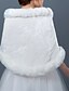 cheap Faux Fur Wraps-Sleeveless Shawls Faux Fur Wedding Wedding  Wraps / Fur Wraps With Smooth / Fur