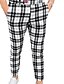 cheap Chinos-Men&#039;s Chinos Trousers Jogger Pants Plaid Dress Pants Pocket Breathable Soft Casual Daily Fashion Streetwear Blue Dark Gray Micro-elastic / Spring