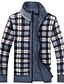 cheap Men&#039;s Cardigan Sweater-Men&#039;s Sweater Cardigan Jumper Knit Zipper Pocket Stand Collar Stylish Casual Daily Holiday Winter Fall Black Wine S M L