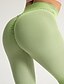 cheap Yoga Leggings-Women&#039;s Yoga Pants Tummy Control Butt Lift Jacquard Basic Yoga Fitness Gym Workout High Waist Stripes Tights Bottoms Black Green Orange Winter Spandex Sports Activewear Skinny High Elasticity