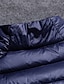 cheap Men&#039;s Downs &amp; Parkas-Men&#039;s Down Jacket Puffer Jacket Winter Jacket Winter Coat Windproof Warm Casual Hiking Solid / Plain Color Outerwear Clothing Apparel Black Dark Green Burgundy