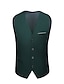 cheap Suits-Green/Black/Blue Men&#039;s Wedding Business Suits 3 Piece Slim Notch Solid Colored Tailored Fit Single Breasted One-button 2024