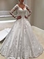 cheap Wedding Dresses-Engagement Formal Wedding Dresses Ball Gown Sweetheart Long Sleeve Court Train Satin Bridal Gowns With Buttons Appliques 2024