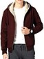 cheap Basic Hoodie Sweatshirts-Men&#039;s Hoodie Sweatshirt Zip Hoodie Sweatshirt Fleece Hoodie Zipper Casual Solid Color Dark Gray Wine Camouflage Royal Blue Brown Hooded Daily Going out Long Sleeve Clothing Clothes Loose Fit