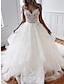 cheap Wedding Dresses-Engagement Formal Wedding Dresses Ball Gown Sweetheart Camisole Spaghetti Strap Chapel Train Lace Bridal Gowns With Appliques 2024