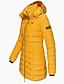Недорогие стеганое пальто-Жен. Зимняя куртка Зимнее пальто Парка Сохраняет тепло Дышащий на открытом воздухе На каждый день Отпуск На выход Карман Полный почтовый индекс Молния Толстовка с капюшоном