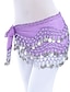 economico Accessori danza-Danza del ventre Cintura Monetine Perline Per donna Addestramento Chiffon / Sala da ballo