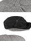 ieftine Pălării Bărbați-Bărbați Beretă Șapcă la Modă Negru Kaki Bumbac Imprimeu Simplu Anii 1920 Moda Nuntă Stradă Zilnice Sfârșit de săptămână Dunga Portabil Confort Modă