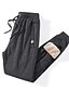 cheap Sweatpants-Men&#039;s Sherpa Sweatpants Winter Pants Trousers Drawstring Elastic Waist Solid Color Warm Casual Daily Basic Sports Gray Black Micro-elastic / Elasticity