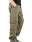 cheap Cargo Pants-Men&#039;s Cargo Pants Trousers Casual Pants Multi Pocket 8 Pocket Solid Color Comfort Casual Daily Going out 100% Cotton Streetwear Simple Black Yellow High Waist Stretchy