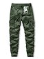 cheap Cargo Pants-Men&#039;s Cargo Pants Trousers Casual Pants Multi Pocket Solid Color Comfort Casual Daily Going out 100% Cotton Streetwear Simple Black Army Green Stretchy