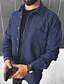 cheap Flannel Shirts-Men&#039;s Flannel Shirt Shirt Jacket Shacket Fleece Shirt Shirt Overshirt Striped Turndown Blue Purple Navy Blue Gray Hot Stamping Outdoor Street Long Sleeve Button-Down Print Clothing Apparel Fashion