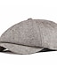 ieftine Pălării Bărbați-Bărbați Beretă Șapcă la Modă Negru Kaki Bumbac Imprimeu Simplu Anii 1920 Moda Nuntă Stradă Zilnice Sfârșit de săptămână Dunga Portabil Confort Modă