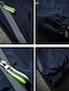 preiswerte Herrenjacken &amp; Herrenmäntel-Herren Leichte Jacke Outdoorjacke Sommerjacke Kapuzenjacke Outdoor Freizeit Sport Reflektierend Anti - UV - Beschichtung Mit Kapuze Sommer Frühling Einfarbig Klassisch Marineblau Schwarz Weiß Rote