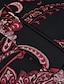 tanie Kurtka i kurtka-moda męska retro marynarka imprezowa regularny krój kwiatowy jednorzędowy zapinany na jeden guzik czarny biały różowy czerwony niebieski 2024