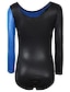 economico Abbigliamento da Allenamento di Pattinaggio Artistico-Body ginnici Per donna Da ragazza Body Elastene Elevata elasticità Traspirante Fatto a mano Scintillante Manica lunga Addestramento Competizione Danza Ginnastica ritmica Ginnastica artistica Blu