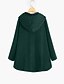 abordables Manteaux d&#039;Hiver-Femme Grande taille Parka Bouton Poche Plein Extérieur Casual manche longue Capuche Normal Hiver Automne Vert foncé Bleu de minuit Rouge L XL XXL 3XL 4XL