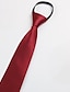 levne Pánské doplňky-pánské základní kravaty jednobarevná černá tmavě červená červená 2024