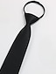 cheap Men&#039;s Accessories-Men&#039;s Basic Ties Solid Color Black Dark Red Red 2024