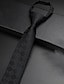 Χαμηλού Κόστους Αντρικά Αξεσουάρ-βασικές ανδρικές γραβάτες μονόχρωμες ασημί μαύρο σκούρο κόκκινο 2024