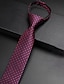 levne Pánské doplňky-pánské základní kravaty jednobarevná stříbrná černá tmavě červená 2024