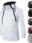 cheap Basic Hoodie Sweatshirts-Men&#039;s Hoodie Navy Army Green Burgundy Gray White Hooded Solid Color Sports &amp; Outdoor Casual Winter Clothing Apparel Hoodies Sweatshirts  Long Sleeve