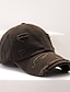 abordables Sombreros de hombre-Hombre Sombrero Gorra de Béisbol Ropa Cotidiana Vacaciones Básico Color sólido/liso Materiales Ligeros Conveniente Negro