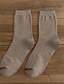 abordables chaussettes pour hommes-Homme 5 paires Chaussettes Chaussettes décontractées Mode Confort Coton Couleur Pleine Casual du quotidien Chaud Automne hiver Vert Noir