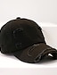 preiswerte Herrenhüte-Herren Hut Basecap Freizeitskleidung Urlaub Grundlegend Solide / einfarbig Leichtes Material Praktisch Schwarz