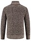 cheap Men&#039;s Cardigan Sweater-Men&#039;s Pullover Sweater jumper Jumper Waffle Knit Cropped Knitted Solid Color Crew Neck Basic Stylish Outdoor Daily Fall Winter Dusty Blue Light gray S M L / Cotton / Long Sleeve
