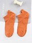 cheap Men&#039;s Socks-Men&#039;s 3 Pairs Socks Ankle Socks Low Cut Socks Light Blue turmeric Color Cotton Solid Colored Casual Daily Thin Summer Fashion Comfort
