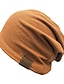 abordables Chapeaux Homme-Homme Chapeau Bonnet Usage quotidien Vacances Basique Chaud Couleur unie / unie Matériaux Légers Pratique Jaune