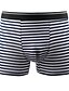 cheap Men&#039;s Underwear-Men&#039;s 4 Pack Boxers Underwear Print Cotton Antibacterial Stripe Mid Waist 4 Pack-A Multi color