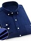 cheap Flannel Shirts-Men&#039;s Flannel Shirt Corduroy Shirt Shirt Graphic Prints Collar Turndown Black Blue Yellow Wine Navy Blue Work Casual Long Sleeve Button-Down Clothing Apparel Cotton Business Simple