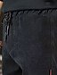 abordables pantalones casuales-Hombre Pantalones de lana Persona que practica jogging Pantalones de Pana Pantalones de invierno Pantalones Bolsillo Correa Cintura elástica Color sólido Comodidad Templado Casual Diario Noche Pana