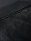 cheap Men&#039;s Jackets &amp; Coats-Men&#039;s Sherpa jacket Faux Leather Jacket Durable Daily Wear Vacation To-Go Zipper Standing Collar Keep Warm Comfort Leisure Jacket Outerwear Solid / Plain Color Zipper Pocket Black Dark Blue Brown