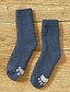cheap Men&#039;s Socks-Men&#039;s 3 Pairs Socks Wool Socks Crew Socks Casual Socks Winter Socks Black Navy Blue Color Cat Paw Casual Daily Warm Fall &amp; Winter Fashion Comfort