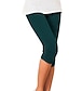 cheap Leggings-Women&#039;s Yoga Pants Sun Protection Tummy Control Butt Lift High Waist Yoga Fitness Gym Workout Capri Leggings Bottoms Violet Black White Sports Activewear High Elasticity Skinny