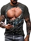 cheap Men&#039;s Plus Size T-shirts-Men&#039;s Plus Size T shirt Tee Big and Tall Graphic Crew Neck Print Short Sleeve Summer Designer Casual Muscle Big and Tall Daily Holiday Tops