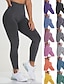 billige Yoga Leggings &amp; strømpebukser-sømløse leggings til kvinder scrunch numse høj til kvinder fitness gym træningstights taljet sømløs slim fit