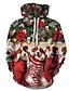 cheap Men&#039;s Pullover Hoodies-Men&#039;s Hoodie Pullover Hoodie Sweatshirt Black White Red Rainbow Hooded Graphic Animal Daily 3D Print Basic Clothing Apparel Hoodies Sweatshirts  Long Sleeve