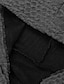 halpa Naisten takit ja trenssitakit-Naisten Plus-koko Anorakki nappi Tasku Tavallinen ulko- Kausaliteetti Pitkähihainen Hupullinen Normaali Talvi Syksy Tumman vihreä Tumman sininen Rubiini L XL XXL 3XL 4XL